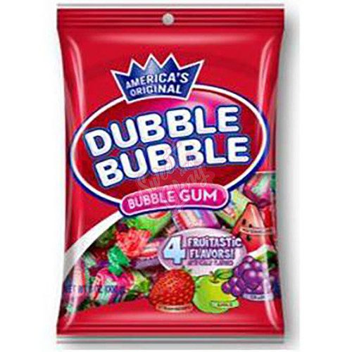 Double Bubble Bubble Gum 4 Fruitastic Flavours 180g Main image