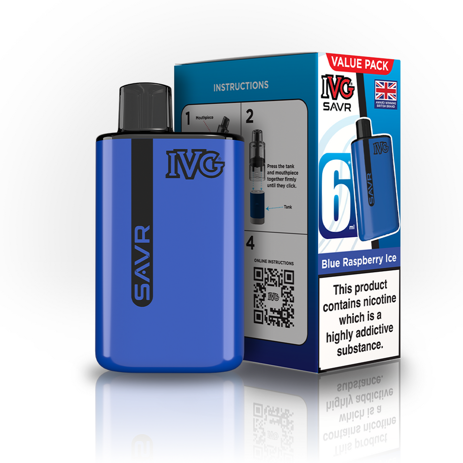 IVG SAVR 3K KIT BLUE RASPBERRY ICE (5) Main image