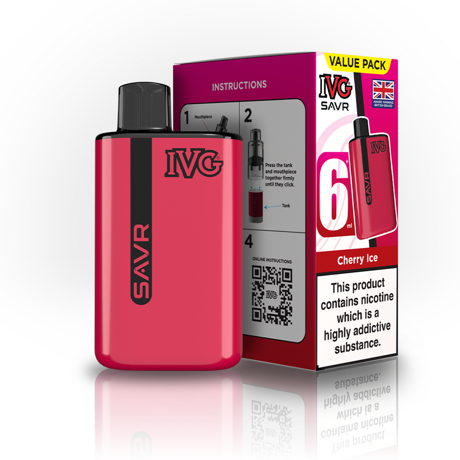 IVG SAVR 3K KIT CHERRY ICE (5) Main image
