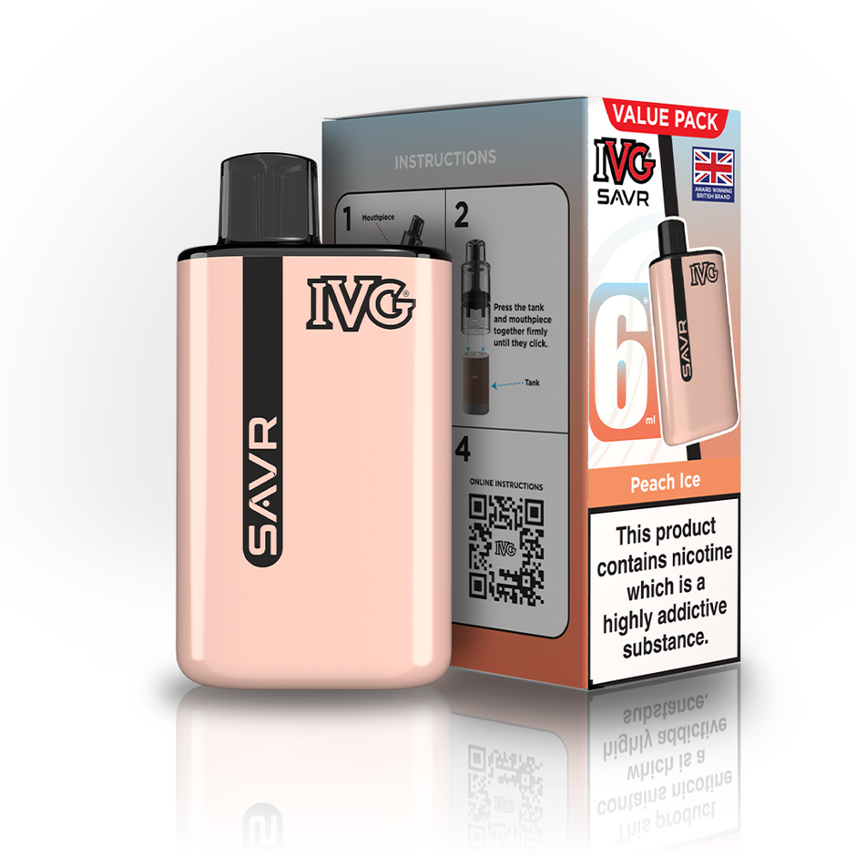 IVG SAVR 3K KIT PEACH ICE (5) Main image