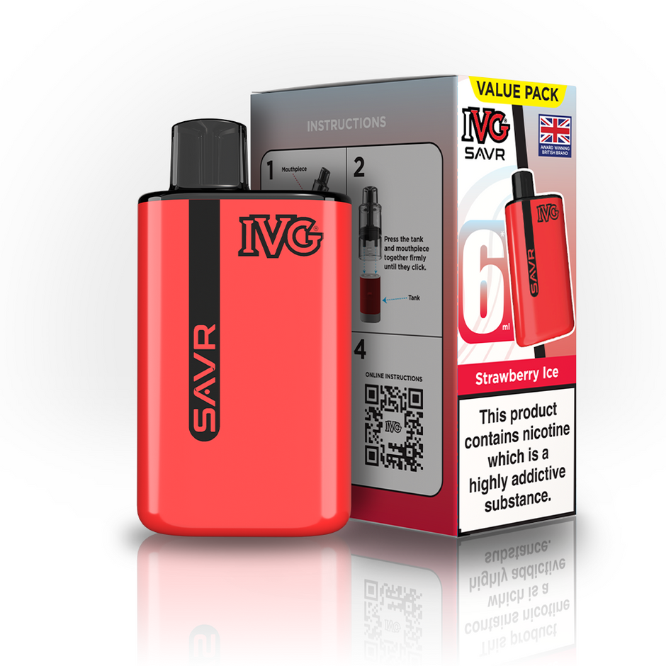 IVG SAVR 3K KIT STRAWBERRY ICE (5) Main image