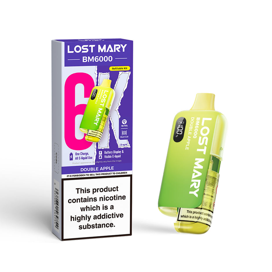 LOST MARY BM6000 KIT DOUBLE APPLE (5) Main image