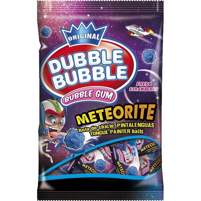 Dubble bubble meteorite tongue colored chewing gum 85g Main image