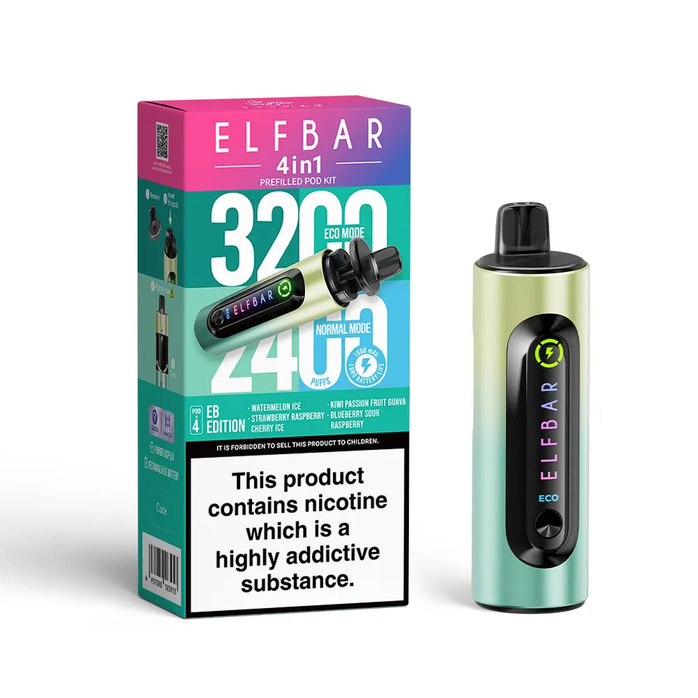 ElfBar 4in1 Prefilled Pod Bar 5 Pack - EB Edition Main image