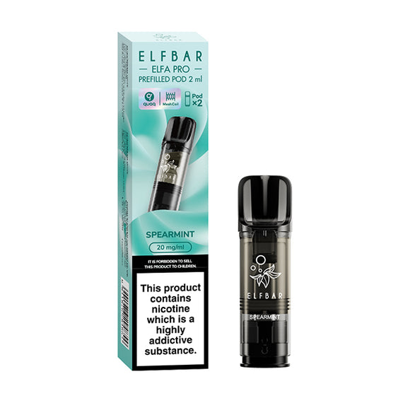 ELFBAR ELFA PRO PREFILLED POD SPEARMINT (10) Main image