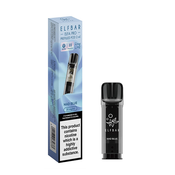 ELFBAR ELFA PRO PREFILLED POD MAD BLUE (10) Main image