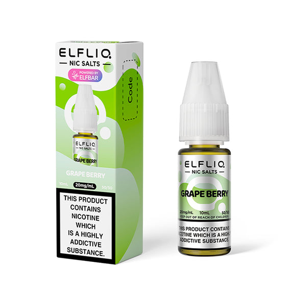 ELFLIQ NIC SALT 10ML GRAPE BERRY (10) Main image