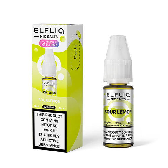 ELFLIQ NIC SALT 10ML SOUR LEMON (10) Main image
