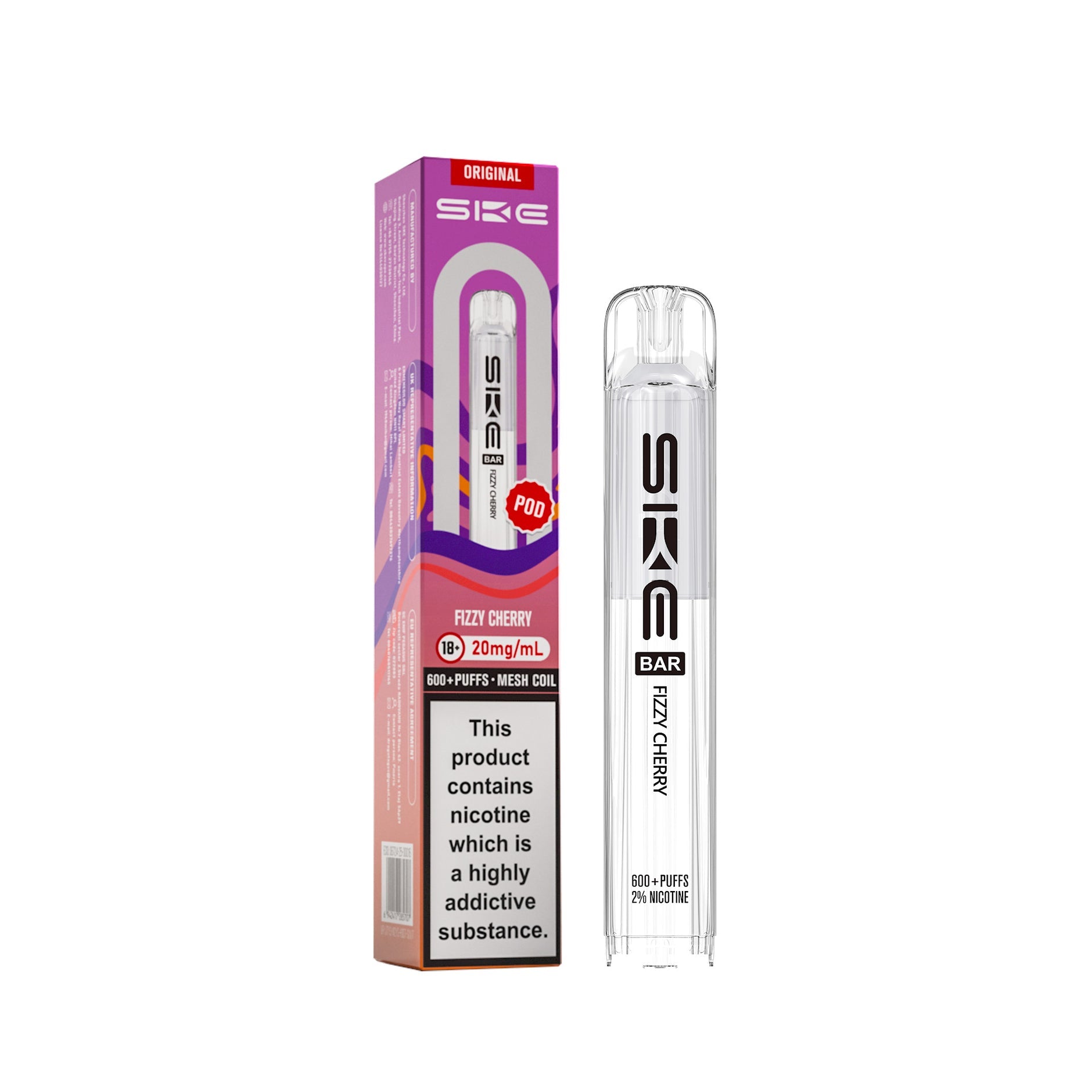 SKE BAR REFILL POD (2025) FIZZY CHERRY (10) Main image