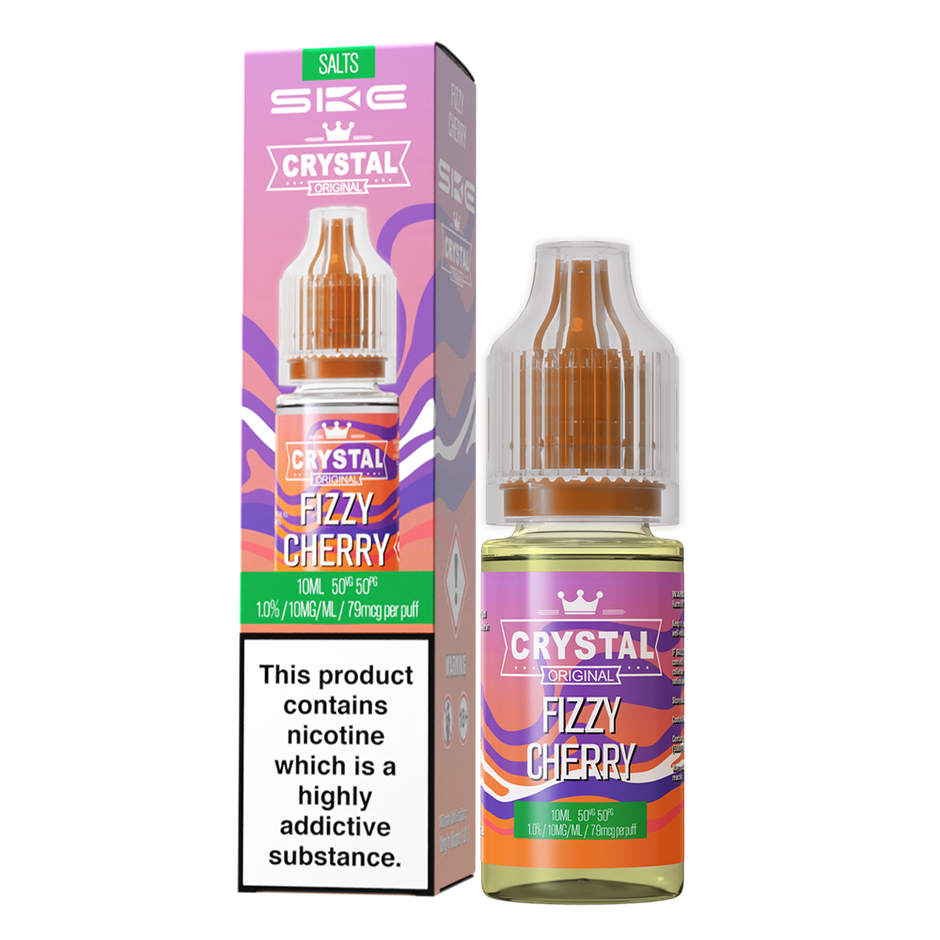 SKE CRYSTAL ORIGINAL SALTS 10ML FIZZY CHERRY (10)