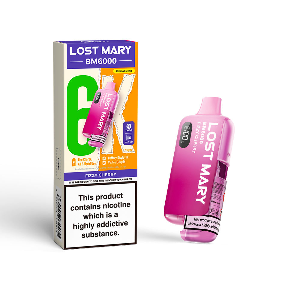 LOST MARY BM6000 KIT FIZZY CHERRY (5) Main image