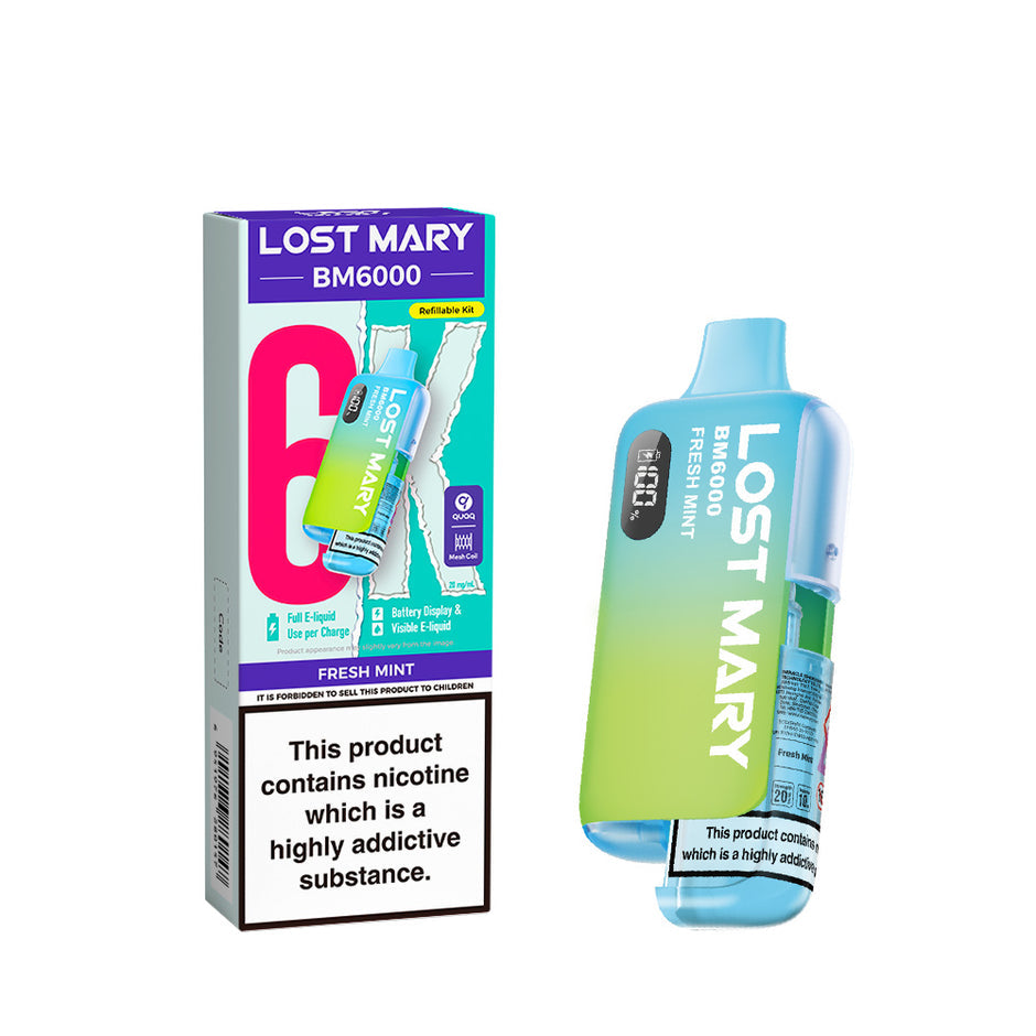 LOST MARY BM6000 KIT FRESH MINT (5) Main image