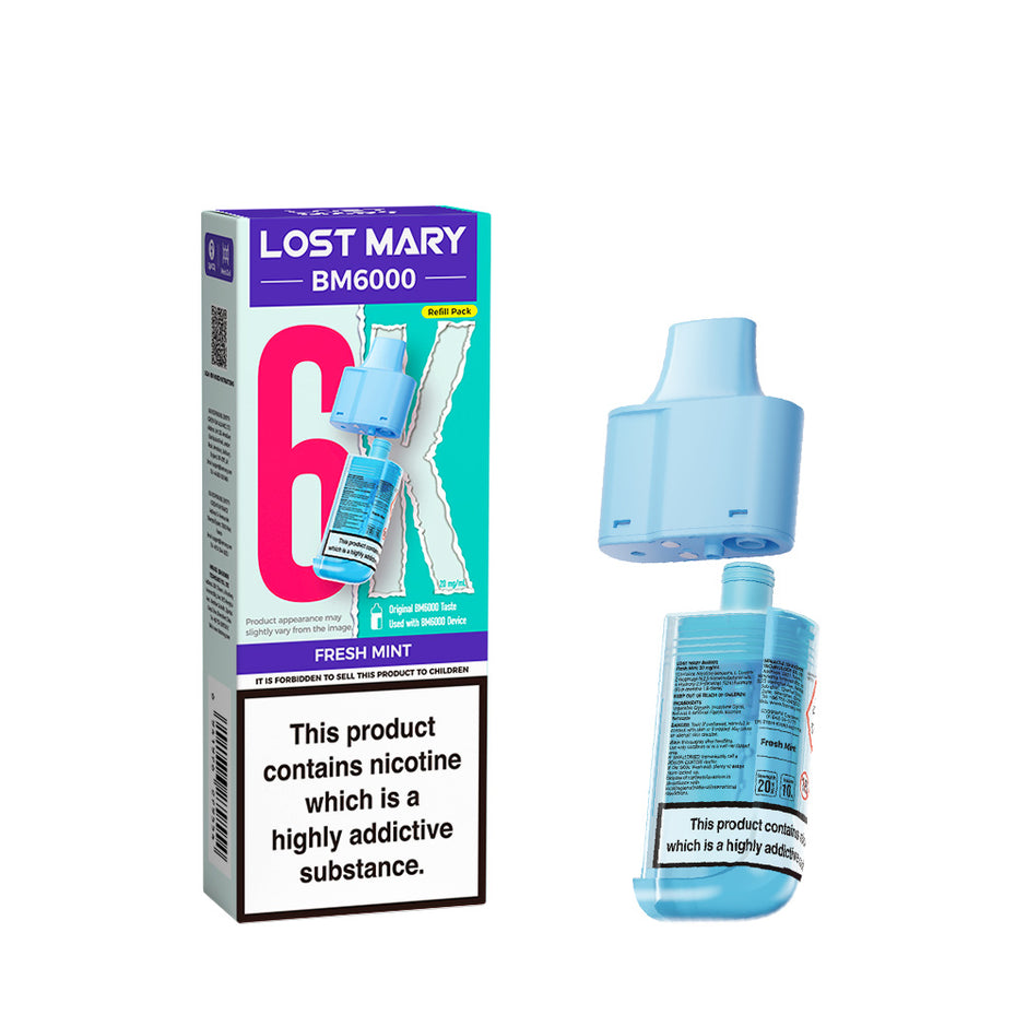 LOST MARY BM6000 POD FRESH MINT (5) Main image