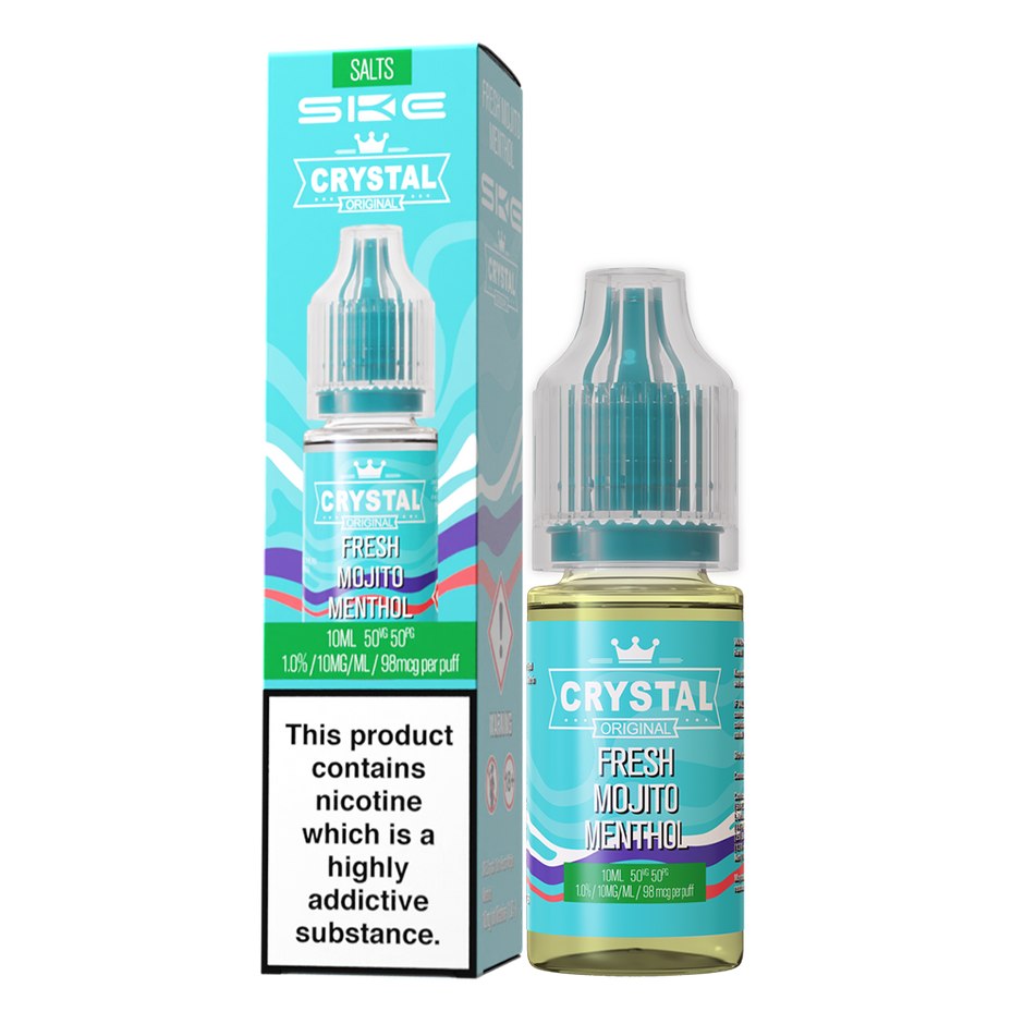 SKE CRYSTAL ORIGINAL SALTS 10ML FRESH MOJITO MENTHOL (10)