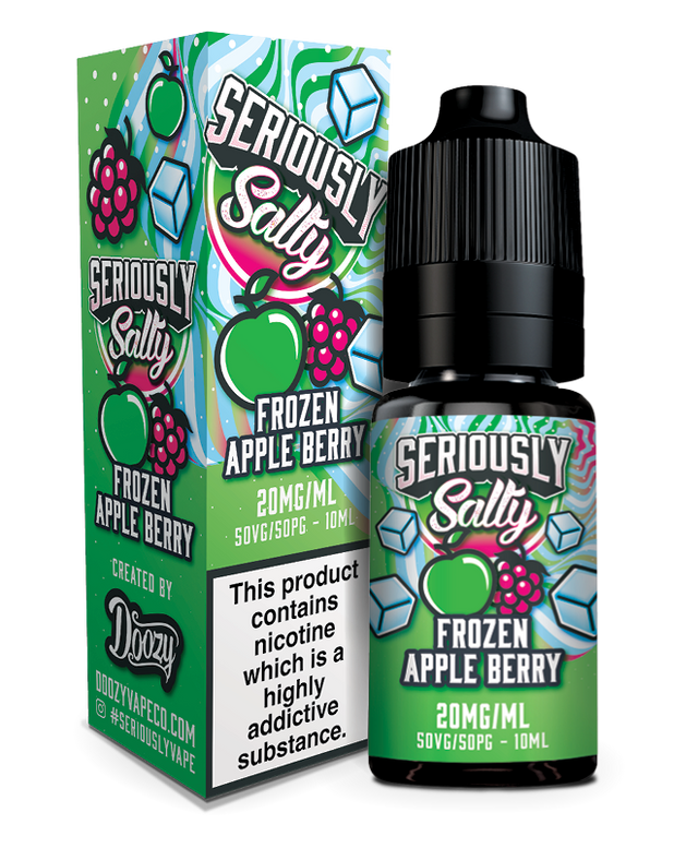 SERIOUSLY SALTY 10ML NIC SALTS FROZEN APPLE BERRY (10) Main image