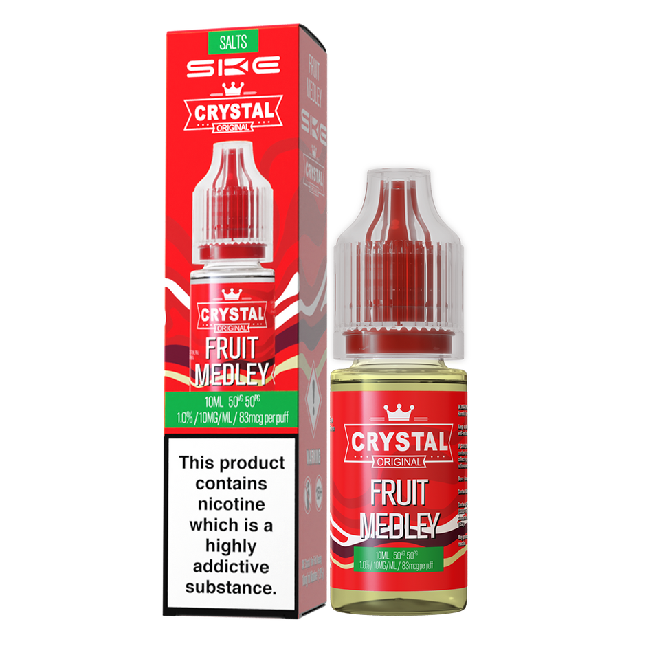 SKE CRYSTAL ORIGINAL SALTS 10ML FRUIT MEDLEY (10)