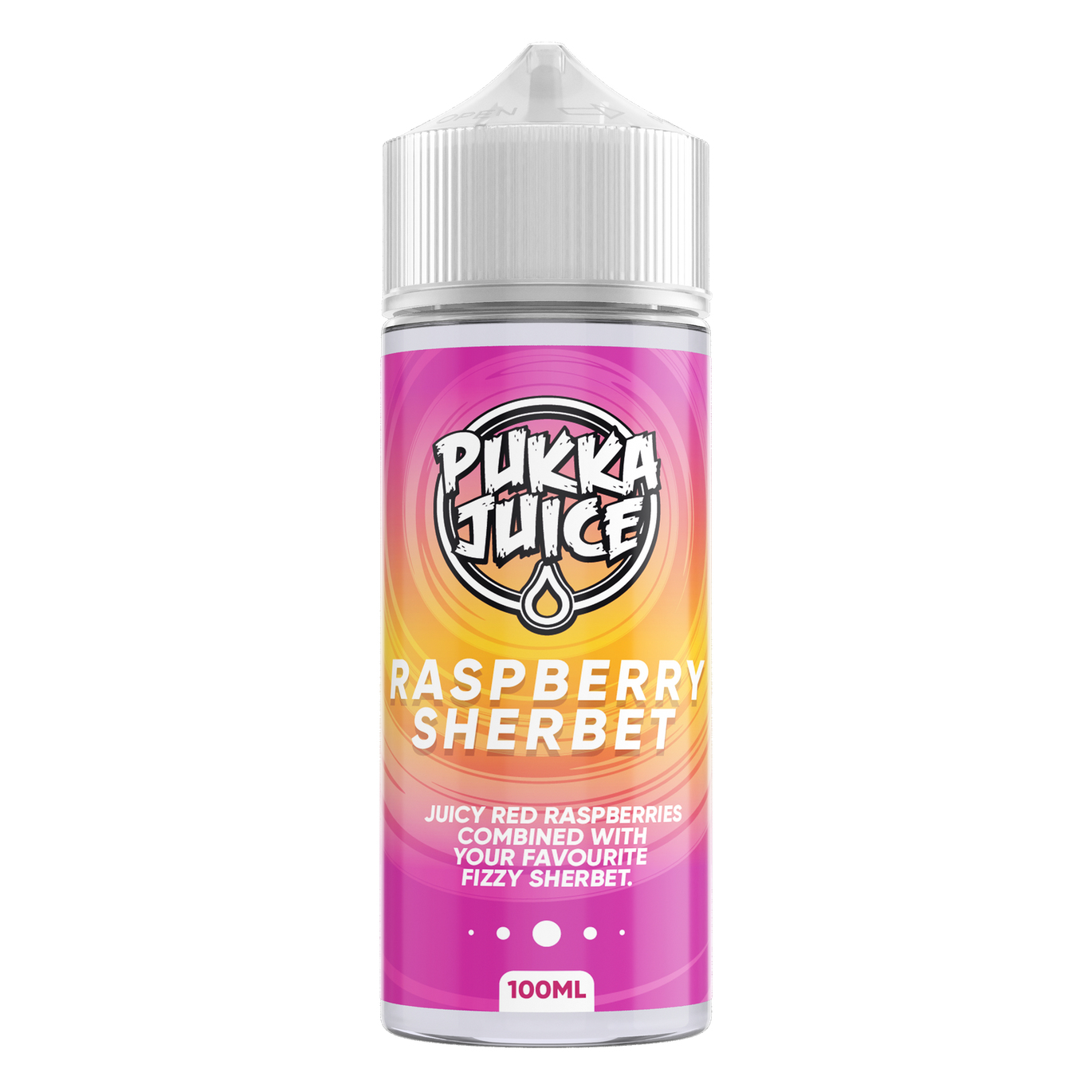 PUKKA JUICE 100ML SHORTFILL RASPBERRY SHERBET Main image