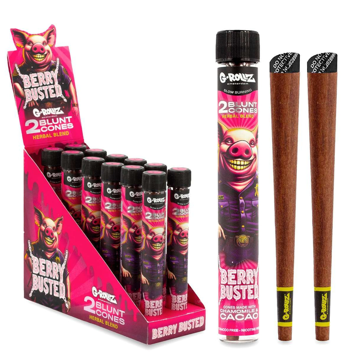 G-ROLLZ TERPENE INFUSED CONES 2PK BERRY BUSTED (12)
