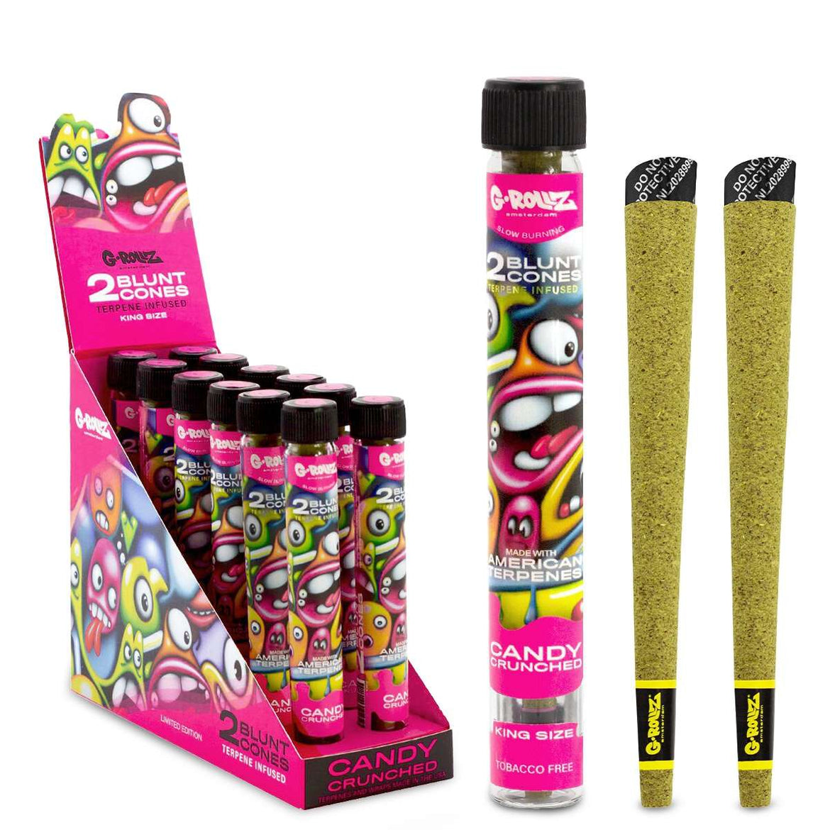 G-ROLLZ TERPENE INFUSED CONES 2PK CANDY CRUNCHED (12) Main image