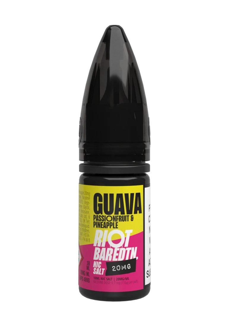 RIOT BAR EDTN 20MG NIC SALT GUAVA PASSIONFRUIT GUAVA (10) Main image