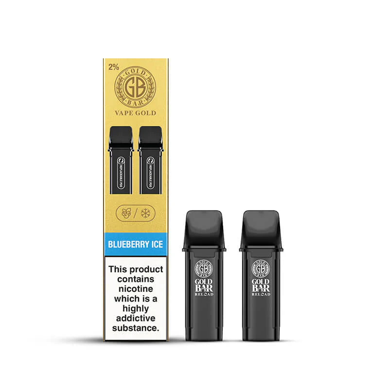 GoldBar Blueberry Ice 2 Reload Pods 20mg 10 pack Main image