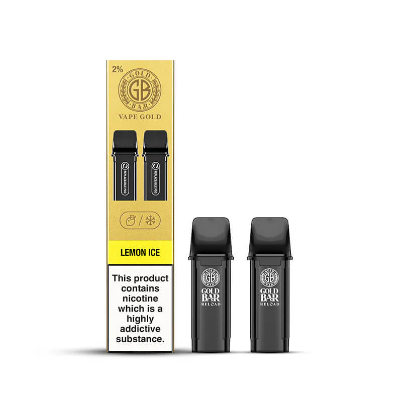 GoldBar Lemon Ice 2 Reload Pods 20mg 10 pack Main image