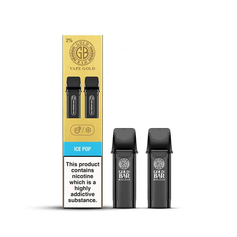 GoldBar Ice Pop 2 Reload Pods 20mg 10 pack Main image