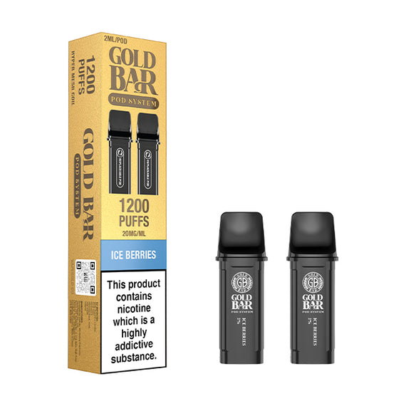 GOLD BAR RELOAD PODS 2PK ICE BERRIES (10) Main image