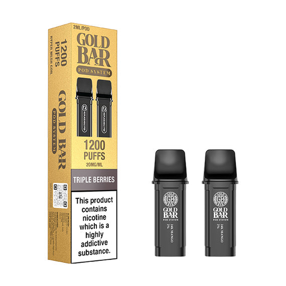 GOLD BAR RELOAD PODS 2PK TRIPLE BERRIES (10) Main image