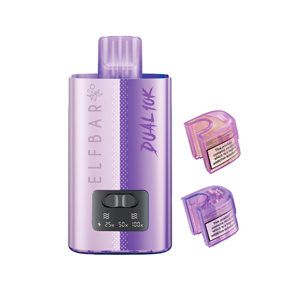 ELFBAR DUAL10K GRAPE EDITION (5) Main image