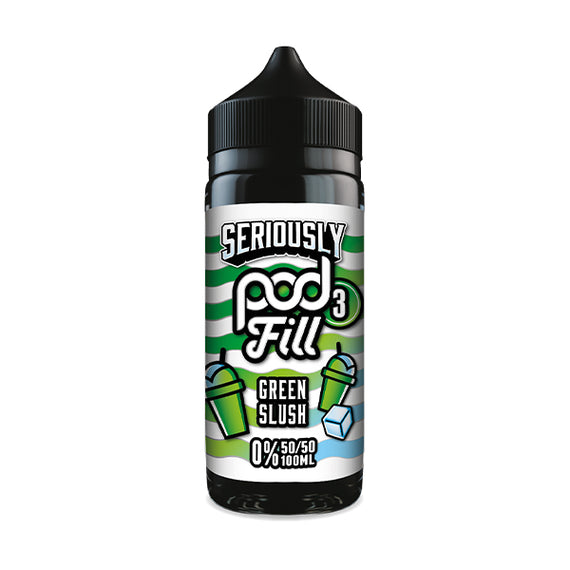 DOOZY SERIOUSLY POD FILL 3 100ML GREEN SLUSH Main image