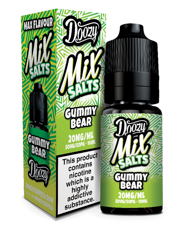 DOOZY MIX SALTS 10ML NIC SALTS GUMMY BEAR (10) Main image