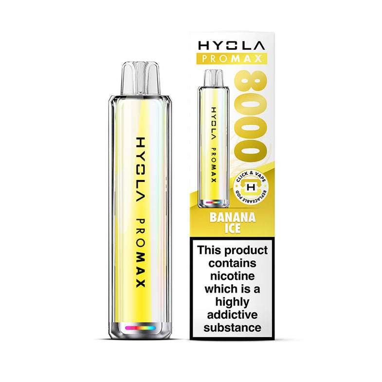 HYOLA PRO MAX 8000 PREFILLED POD KIT BANANA ICE (5) Main image