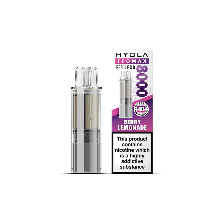 HYOLA PRO MAX 8000 REFILL POD BERRY LEMONADE (5) Main image