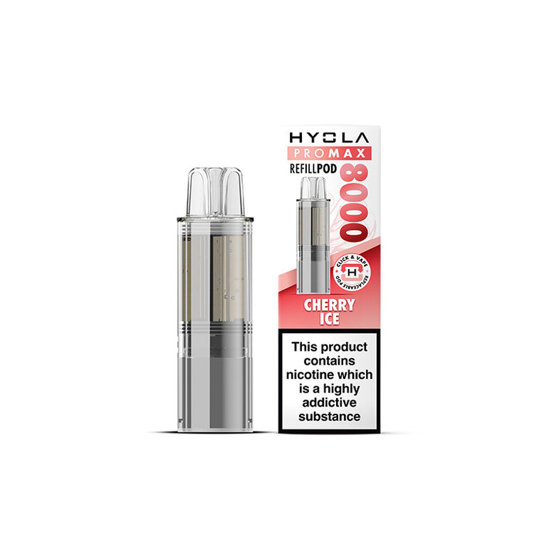 HYOLA PRO MAX 8000 REFILL POD CHERRY ICE (5)