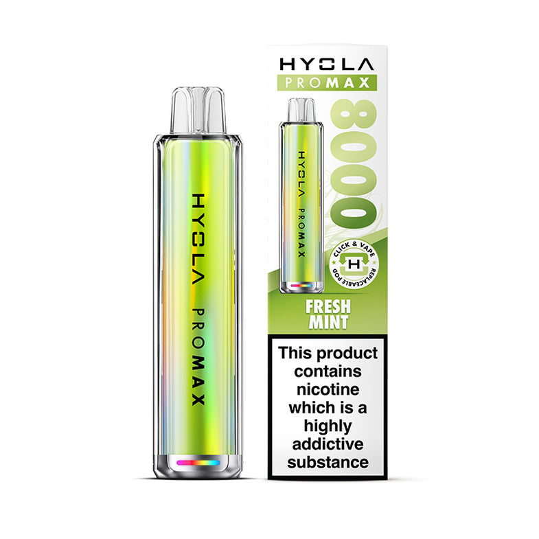 HYOLA PRO MAX 8000 PREFILLED POD KIT FRESH MINT (5) Main image