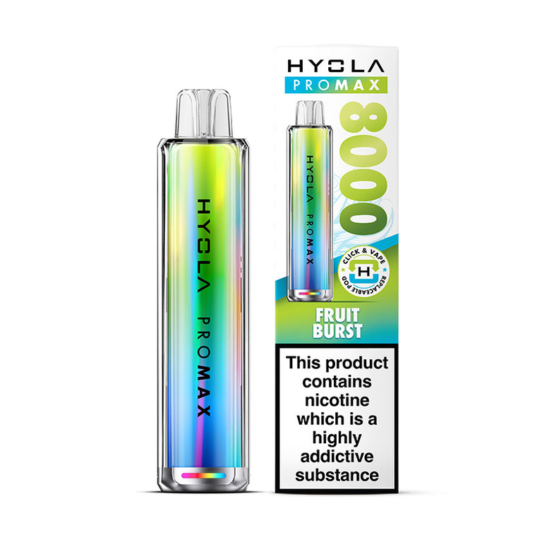 HYOLA PRO MAX 8000 PREFILLED POD KIT FRUIT BURST (5) Main image