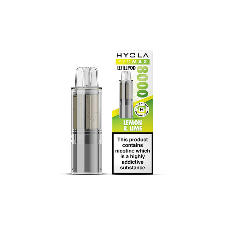 HYOLA PRO MAX 8000 REFILL POD LEMON & LIME (5)