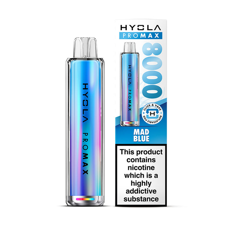 HYOLA PRO MAX 8000 PREFILLED POD KIT MAD BLUE (5) Main image