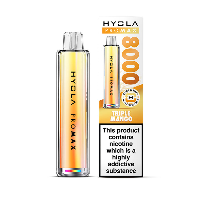 HYOLA PRO MAX 8000 PREFILLED POD KIT TRIPLE MANGO (5) Main image