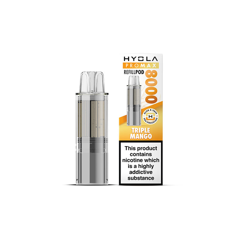 HYOLA PRO MAX 8000 REFILL POD TRIPLE MANGO (5)