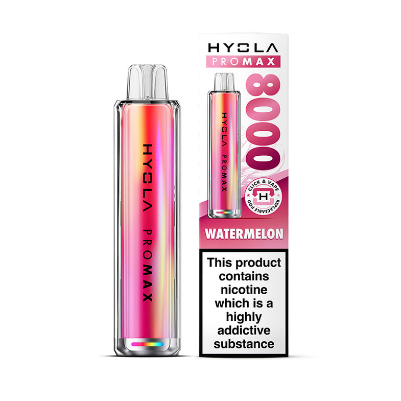 HYOLA PRO MAX 8000 PREFILLED POD KIT WATERMELON (5)
