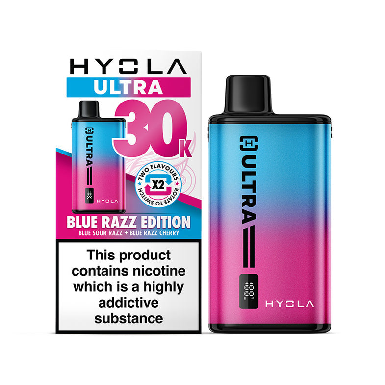 HYOLA ULTRA 30K POD KIT BLUE RAZZ EDITION (5) Main image