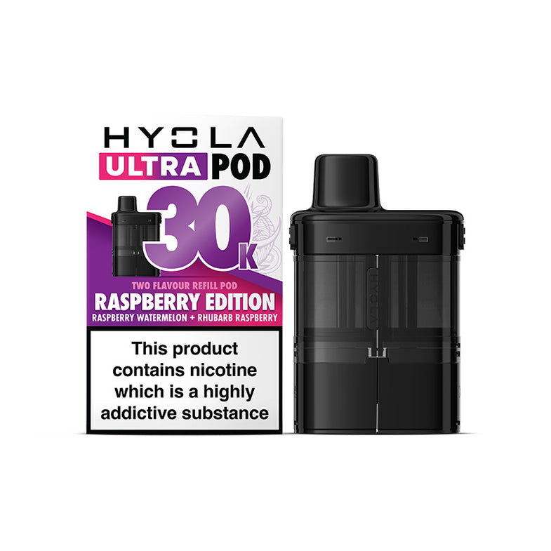 HYOLA ULTRA 30K REFILL POD RASPBERRY EDITION (5) Main image