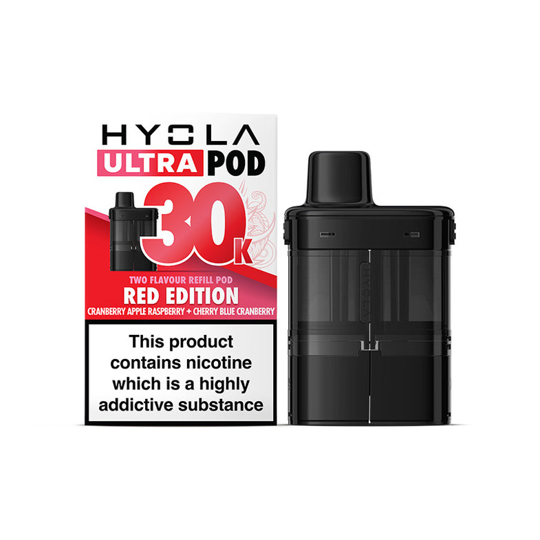 HYOLA ULTRA 30K REFILL POD RED EDITION (5) Main image