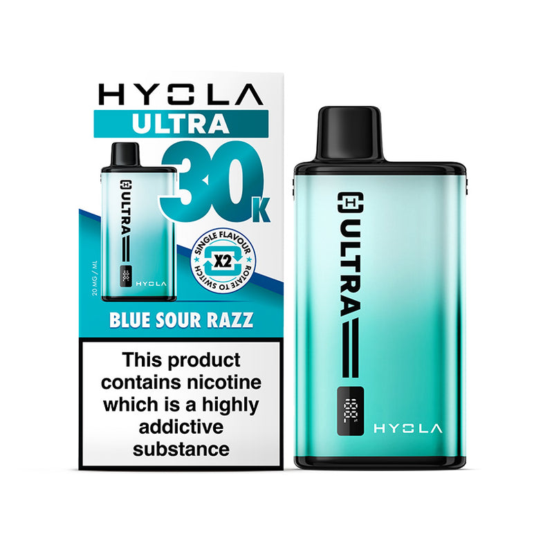 HYOLA ULTRA 30K POD KIT BLUE SOUR RAZZ (5)