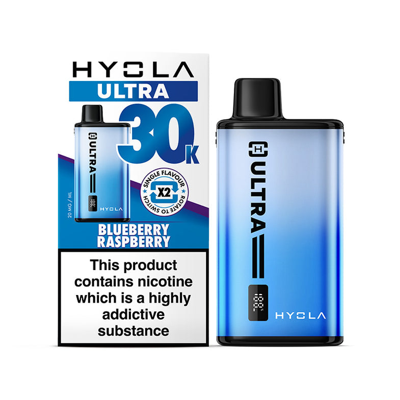 HYOLA ULTRA 30K POD KIT BLUEBERRY RASPBERRY (5) Main image