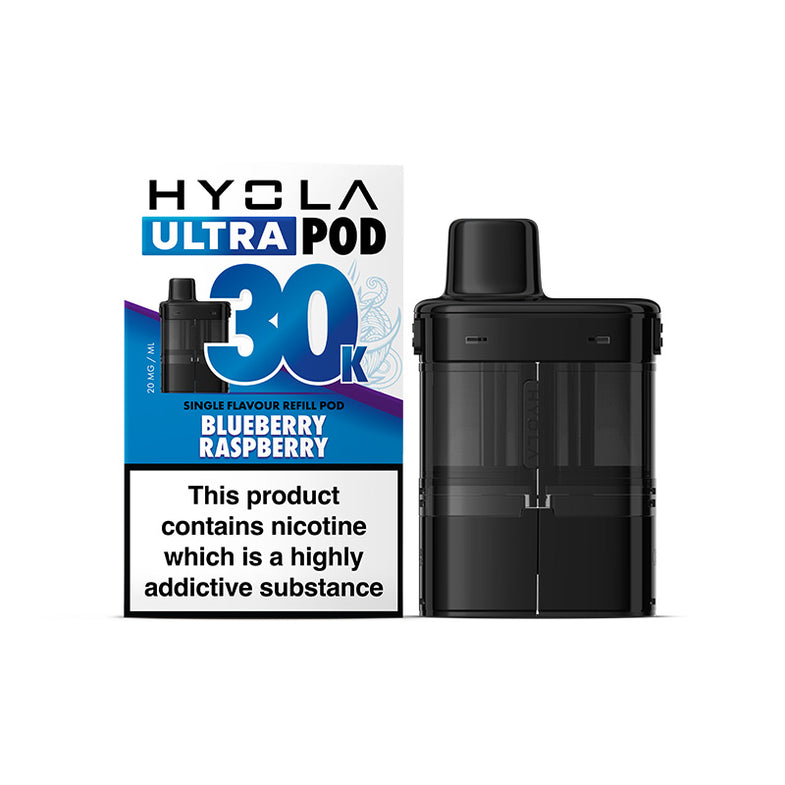 HYOLA ULTRA 30K REFILL POD BLUEBERRY RASPBERRY (5) Main image