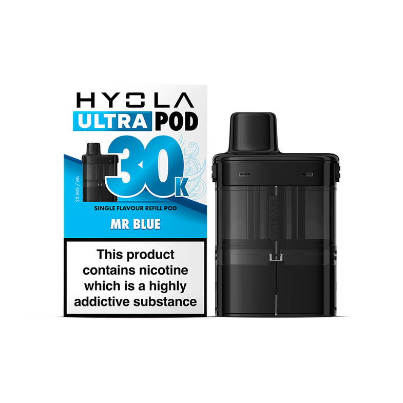 HYOLA ULTRA 30K REFILL POD MR BLUE (5) Main image