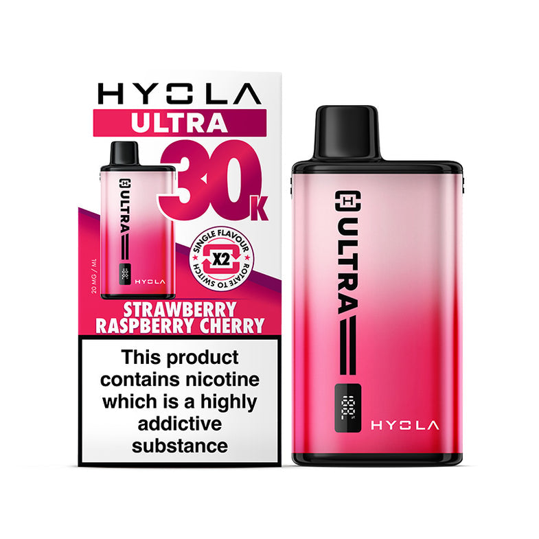 HYOLA ULTRA 30K POD KIT STRAWBERRY RASPBERRY CHERRY (5) Main image